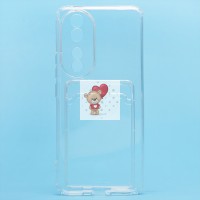 Чехол-накладка для Honor 90 (прозрачный) - SC276 с картхолдером Чехол-накладка для Honor 90 (прозрачный) - SC276 с картхолдером