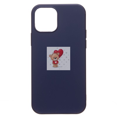 Чехол-накладка для Apple iPhone 12 (темно-синий) Activ Full Original Design