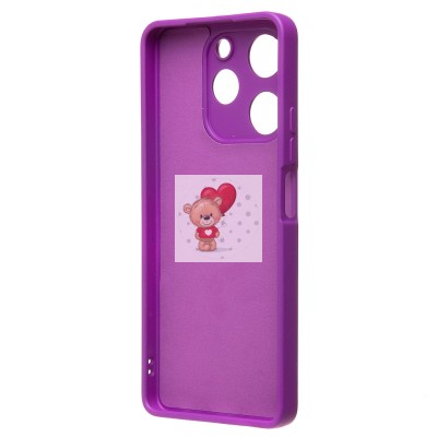 Чехол-накладка для Tecno Spark 10 Pro (фиолетовый) Activ Full Original Design Чехол-накладка для Tecno Spark 10 Pro (фиолетовый) Activ Full Original Design