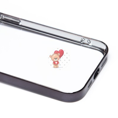 Чехол-накладка для Apple iPhone 15 (черный) - PC073 с закрытой камерой