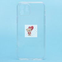 Чехол-накладка для Apple iPhone 12 (прозрачный) - Ultra Slim