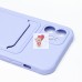 Чехол-накладка для Apple iPhone 12 (темно-фиолетовый) - SC304 с картхолдером Чехол-накладка для Apple iPhone 12 (темно-фиолетовый) - SC304 с картхолдером