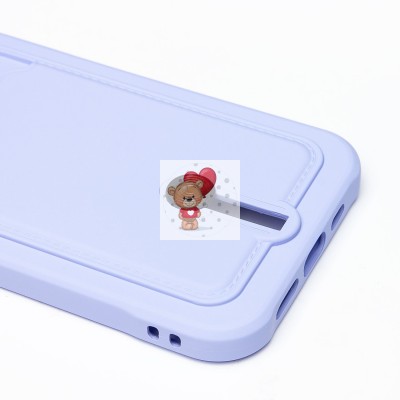 Чехол-накладка для Apple iPhone 12 (темно-фиолетовый) - SC304 с картхолдером Чехол-накладка для Apple iPhone 12 (темно-фиолетовый) - SC304 с картхолдером