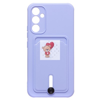 Чехол-накладка для Samsung A346 Galaxy A34 (темно-фиолетовый) - SC304 с картхолдером Чехол-накладка для Samsung A346 Galaxy A34 (темно-фиолетовый) - SC304 с картхолдером