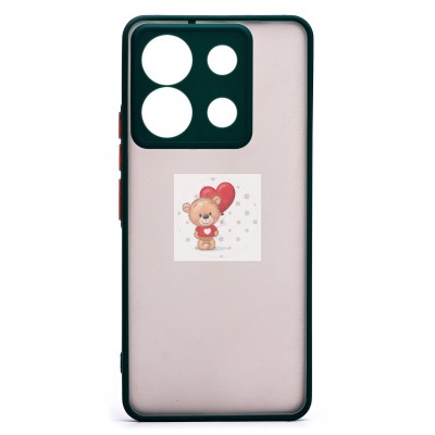 Чехол-накладка для Xiaomi Redmi Note 13 Pro 5G (темно-зеленый) - PC041 Чехол-накладка для Xiaomi Redmi Note 13 Pro 5G (темно-зеленый) - PC041