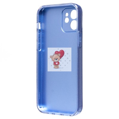 Чехол-накладка для Apple iPhone 12 (голубой) - SC328 Чехол-накладка для Apple iPhone 12 (голубой) - SC328