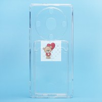 Чехол-накладка для Huawei Honor X9a (прозрачный) - SC276 с картхолдером