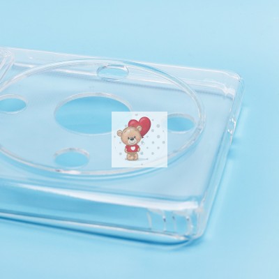 Чехол-накладка для Huawei Honor X9a (прозрачный) - SC276 с картхолдером