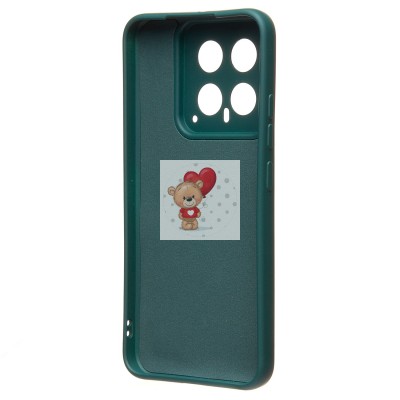 Чехол-накладка для Xiaomi 14 (темно-зеленый) Activ Full Original Design Чехол-накладка для Xiaomi 14 (темно-зеленый) Activ Full Original Design