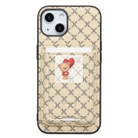 Чехол-накладка для Apple iPhone 13 (белый) - SM022 SafeMag c картхолдером Чехол-накладка для Apple iPhone 13 (белый) - SM022 SafeMag c картхолдером