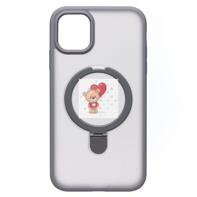 Чехол-накладка для Apple iPhone 11 (серый) - SM088 SafeMag Чехол-накладка для Apple iPhone 11 (серый) - SM088 SafeMag