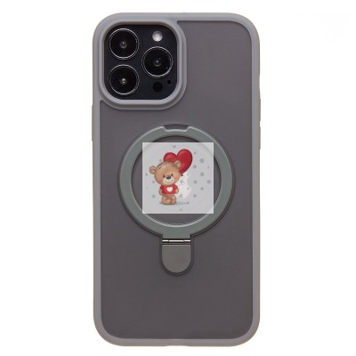 Чехол-накладка для Apple iPhone 13 Pro Max (серый) - SM088 SafeMag Чехол-накладка для Apple iPhone 13 Pro Max (серый) - SM088 SafeMag