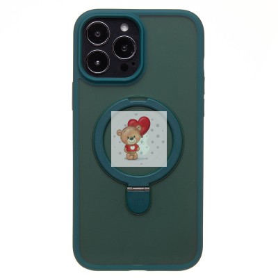 Чехол-накладка для Apple iPhone 14 Pro Max (темно-зеленый) - SM088 SafeMag Чехол-накладка для Apple iPhone 14 Pro Max (темно-зеленый) - SM088 SafeMag