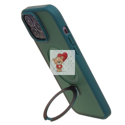 Чехол-накладка для Apple iPhone 14 Pro Max (темно-зеленый) - SM088 SafeMag Чехол-накладка для Apple iPhone 14 Pro Max (темно-зеленый) - SM088 SafeMag