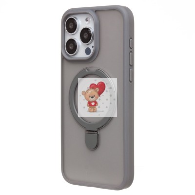 Чехол-накладка для Apple iPhone 15 Pro Max (серый) - SM088 SafeMag Чехол-накладка для Apple iPhone 15 Pro Max (серый) - SM088 SafeMag