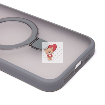 Чехол-накладка для Apple iPhone 15 Pro Max (серый) - SM088 SafeMag Чехол-накладка для Apple iPhone 15 Pro Max (серый) - SM088 SafeMag