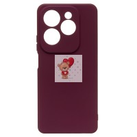 Чехол-накладка для Infinix Hot 40 (бордовый) Activ Full Original Design Чехол-накладка для Infinix Hot 40 (бордовый) Activ Full Original Design