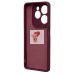 Чехол-накладка для Infinix Hot 40 (бордовый) Activ Full Original Design Чехол-накладка для Infinix Hot 40 (бордовый) Activ Full Original Design