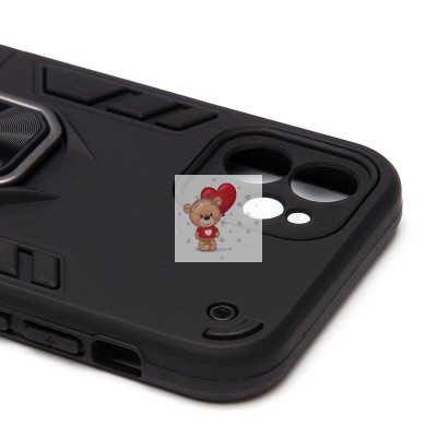 Чехол-накладка для Apple iPhone 12 (черный) - SGP001 противоударный