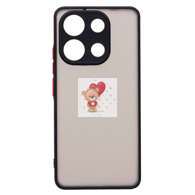 Чехол-накладка для Xiaomi Redmi Note 13 4G Global (черный) - PC041 Чехол-накладка для Xiaomi Redmi Note 13 4G Global (черный) - PC041