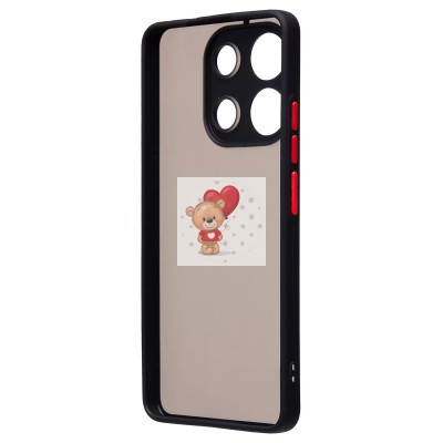 Чехол-накладка для Xiaomi Redmi Note 13 4G Global (черный) - PC041 Чехол-накладка для Xiaomi Redmi Note 13 4G Global (черный) - PC041