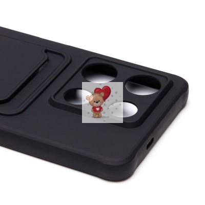 Чехол-накладка для Infinix Note 30 Pro (черный) - SC304 с картхолдером Чехол-накладка для Infinix Note 30 Pro (черный) - SC304 с картхолдером