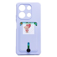 Чехол-накладка для Infinix Note 30 4G (светло-фиолетовый) - SC304 с картхолдером Чехол-накладка для Infinix Note 30 4G (светло-фиолетовый) - SC304 с картхолдером