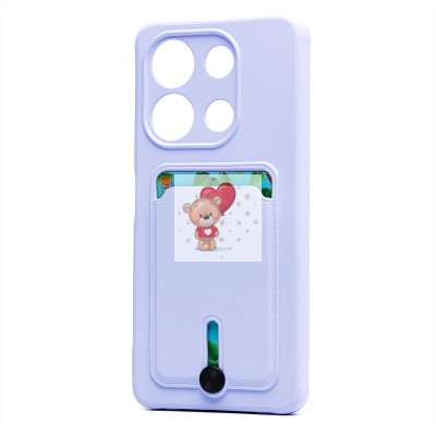 Чехол-накладка для Infinix Note 30 4G (светло-фиолетовый) - SC304 с картхолдером Чехол-накладка для Infinix Note 30 4G (светло-фиолетовый) - SC304 с картхолдером