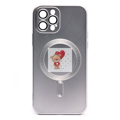 Чехол-накладка для Apple iPhone 12 Pro (титановый) - SM020 Matte SafeMag