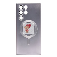 Чехол-накладка для Samsung Galaxy S22 Ultra (титановый) - SM020 Matte SafeMag Чехол-накладка для Samsung Galaxy S22 Ultra (титановый) - SM020 Matte SafeMag