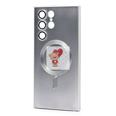 Чехол-накладка для Samsung Galaxy S22 Ultra (титановый) - SM020 Matte SafeMag Чехол-накладка для Samsung Galaxy S22 Ultra (титановый) - SM020 Matte SafeMag