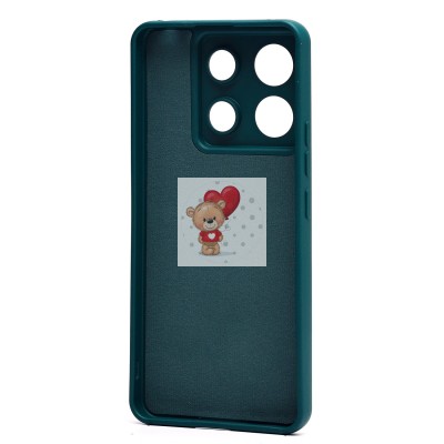 Чехол-накладка для Xiaomi Poco X6 5G (темно-зеленый) Activ Full Original Design Чехол-накладка для Xiaomi Poco X6 5G (темно-зеленый) Activ Full Original Design