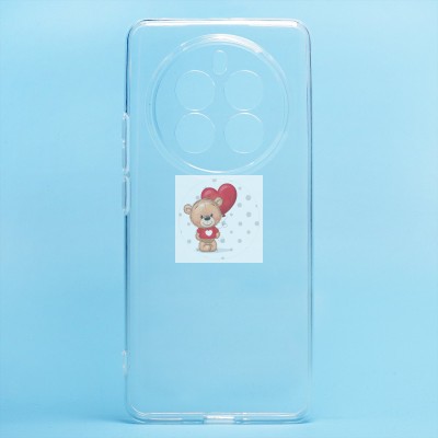 Чехол-накладка для Realme 12 Pro (прозрачный) Activ ASC-101 Puffy 0.9мм