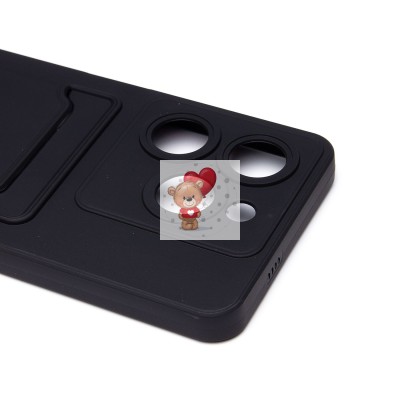 Чехол-накладка для Infinix Smart 8 Pro (черный) - SC337 с картхолдером Чехол-накладка для Infinix Smart 8 Pro (черный) - SC337 с картхолдером