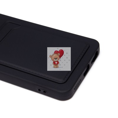 Чехол-накладка для Infinix Smart 8 Pro (черный) - SC337 с картхолдером Чехол-накладка для Infinix Smart 8 Pro (черный) - SC337 с картхолдером