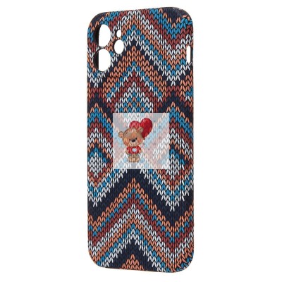Чехол-накладка для Apple iPhone 12 - (115) (многоцветный) Luxo Creative