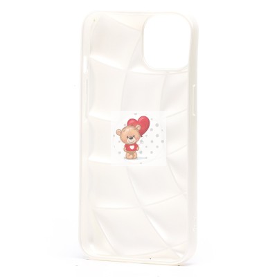 Чехол-накладка для Apple iPhone 13 (белый) - SC340