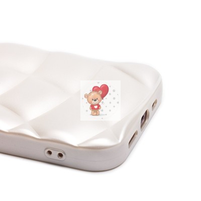 Чехол-накладка для Apple iPhone 13 (белый) - SC340