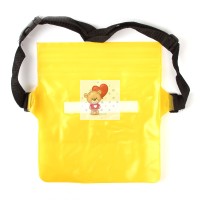 Чехол водонепроницаемый - поясной 210x170 мм (желтый) WPC004