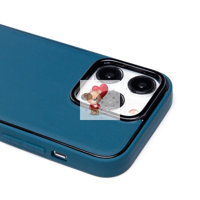 Чехол-накладка для Apple iPhone 14 Pro (синий) - PC084 экокожа Чехол-накладка для Apple iPhone 14 Pro (синий) - PC084 экокожа
