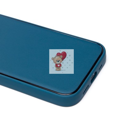 Чехол-накладка для Apple iPhone 14 Pro (синий) - PC084 экокожа Чехол-накладка для Apple iPhone 14 Pro (синий) - PC084 экокожа