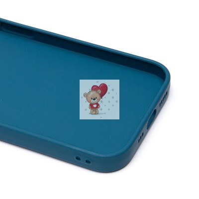 Чехол-накладка для Apple iPhone 14 Pro (синий) - PC084 экокожа Чехол-накладка для Apple iPhone 14 Pro (синий) - PC084 экокожа