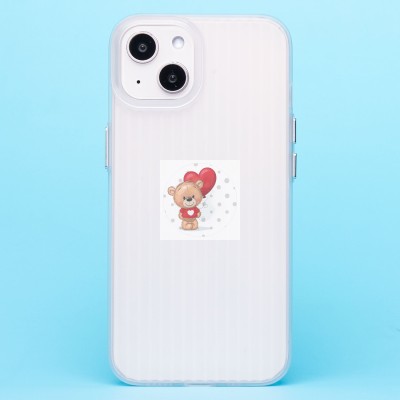 Чехол-накладка для Apple iPhone 14 (матовый прозрачный) - PC089