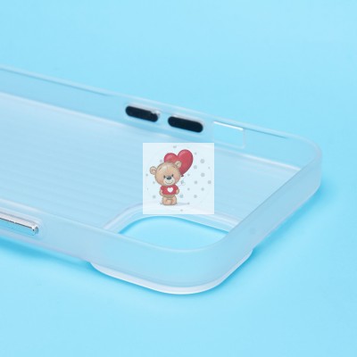 Чехол-накладка для Apple iPhone 14 (матовый прозрачный) - PC089 Чехол-накладка для Apple iPhone 14 (матовый прозрачный) - PC089