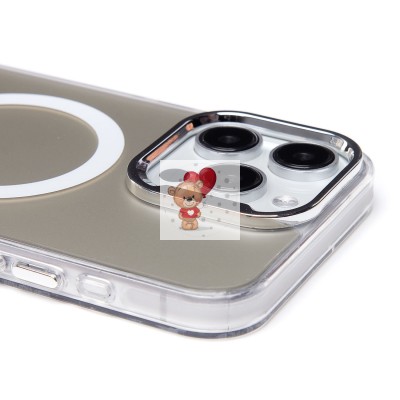 Чехол-накладка для Apple iPhone 15 Pro Max (белый) - SM025 SafeMag Чехол-накладка для Apple iPhone 15 Pro Max (белый) - SM025 SafeMag