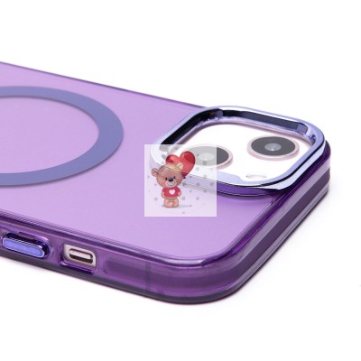 Чехол-накладка для Apple iPhone 13 (фиолетовый) - SM025 SafeMag