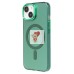 Чехол-накладка для Apple iPhone 14 (зеленый) - SM025 SafeMag