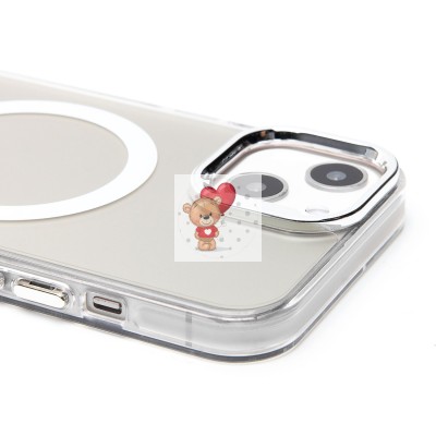 Чехол-накладка для Apple iPhone 13 (белый) - SM025 SafeMag Чехол-накладка для Apple iPhone 13 (белый) - SM025 SafeMag