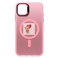 Чехол-накладка для Apple iPhone 11 (розовый) - SM025 SafeMag