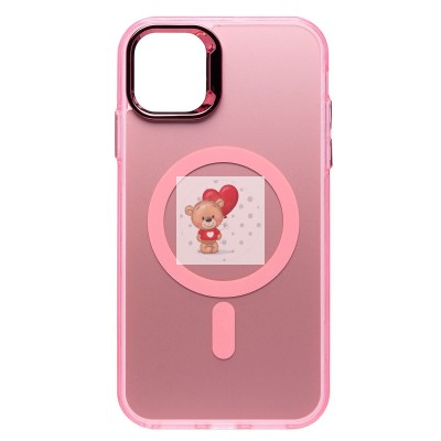 Чехол-накладка для Apple iPhone 11 (розовый) - SM025 SafeMag